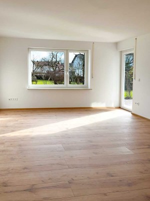 Gelegenheit in Bachmehring | 4 Zim.-EG-Wohnung mit 300 m² Garten | komplett modernisiert!