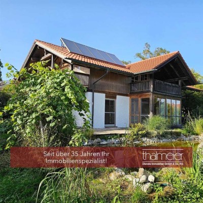 Zwischen Wasserburg a. Inn und Chiemsee gelegen!
Charmantes EFH in Amerang/Evenhausen!