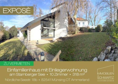 Einfamilienhaus mit Einliegerwohnung am Starnberger See  •  10 Zimmer  •  318 m²