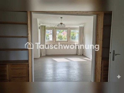 Tauschwohnung: Helle 4,5-Zimmer-Wohnung am Waldrand – wir suchen Tausch nac