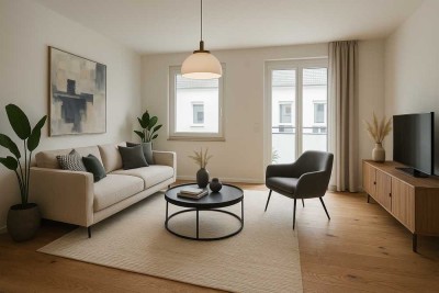 3-Zi.-Wohnung mit Balkon | Erstbezug nach Sanierung | provisionsfrei