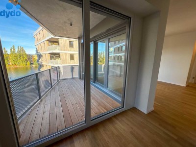 !! Dieser Zwei-Zimmer-Neubauwohnung erwartet Sie !! + Einbauküche und Wasserblick