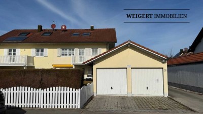 WEIGERT: Gepflegte 3-Zimmer-Wohnung mit Balkon, Einzelgarage und Gartenanteil