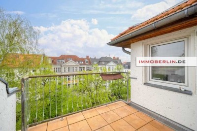 IMMOBERLIN.DE - Maisonette-Dachgeschosswohnung mit Loggia nahe Botanischer Garten