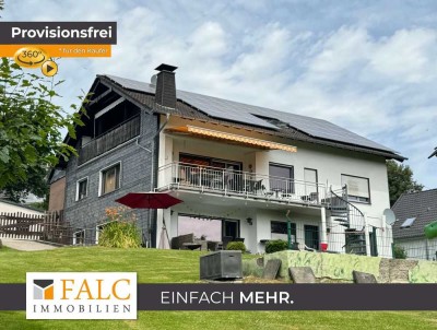 Mehrfamilienhaus auf großem Grundstück mit Scheune – Energieeffizient und mit herrlichem Blick