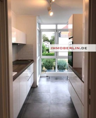 IMMOBERLIN.DE – Toplage! Sonnige Wohnung mit Südterrasse & Pkw-Stellplatz in Seenähe bei Berlin