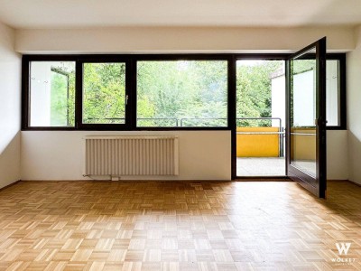 Wohnen am Mauerbach – mit Loggia, Schlossblick und absoluter Ruhelage im Grünen