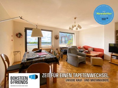 Helle 3,5-Zimmer-Wohnung mit Aufzug, Balkon und Blick ins Grüne
