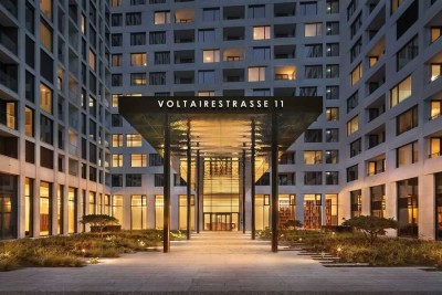 Exklusive 2-Zimmer-Wohnung mit luxuriöser Innenausstattung mit Balkon und EBK in Berlin Mitte
