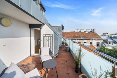 Schubertviertel: großzügige (Familien-) Wohnung mit fantastischem Fernblick