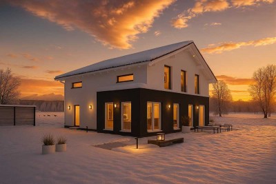 Ihr Zuhause für skandinavische Weihnachten: Jetzt Schlüsselfertig ins wohlig warme Danhaus.