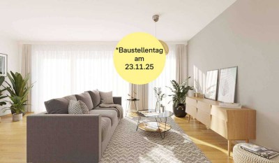 Familienwohnung mit zwei Bädern, großer Südwest Terrasse und Garten