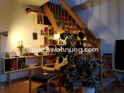 Tauschwohnung:  Bieten ruhige, helle 3-Raum Maisonette-Wohnung in Pieschen