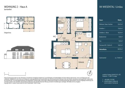 Wohnung 2 - Erdgeschoss  I  Haus A