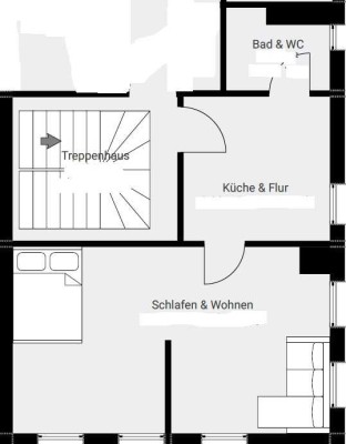 1,5-Zimmer Wohnung in Mögglingen