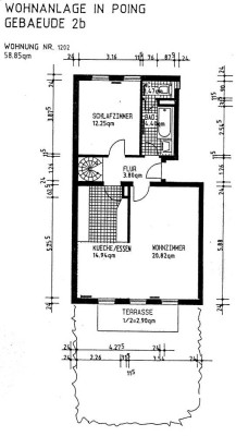 Helle 3-Zimmer Maisonette-Wohnung mit Garten in Poing