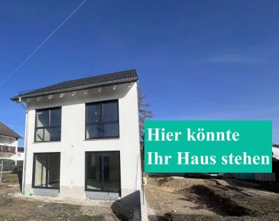 BAUBEGINN BEREITS ERFOLGT: Größzügige KfW-55 DHH mit Garage und Außenstellplatz!!!