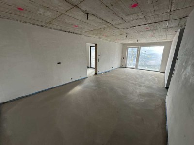 NEUBAU - 2 Zimmer Obergeschoss Wohnung mit Süd-Balkon in Sieglar!