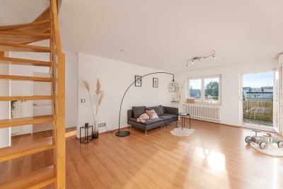 Wohnparadies über 2 Etagen mit Balkon in Rheinstetten!
