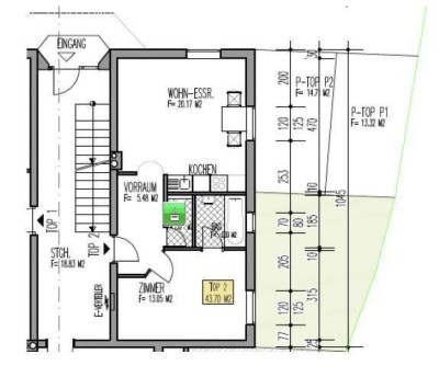 Sanierte 2-Raum-Erdgeschosswohnung mit Einbauküche &amp; Parkplatz in Götzens