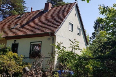 Doppelhaushälfte mit großem Grundstück