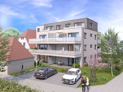 Wohnquartier Bachstraße - Eigentumswohnung mit Terrasse und eigenem Gartenanteil