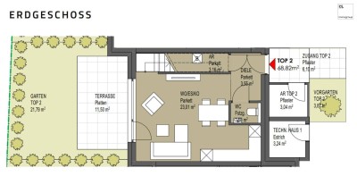 Ihr Traum vom Eigenheim - Traumhafte Maisonettenwohnung mit Garten und Carport! - Baubeginn Herbst 2025