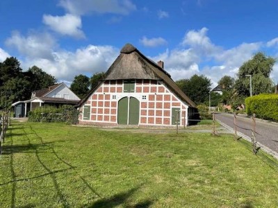 5-Zi. - Reetdachhaus, ideal für Hunde-und Kleintierhaltung  !