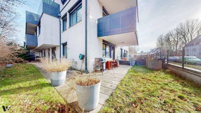 MODERNE 3-ZIMMERWOHNUNG MIT GARTEN, TERRASSE &amp; 2 KFZ-STELLPLÄTZEN