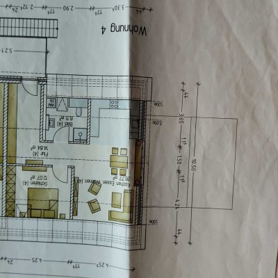 Erstbezug mit Balkon: Stilvolle 1-Raum-Dachgeschosswohnung mit gehobener Innenausstattung in Rees