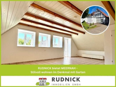 RUDNICK bietet MEERNAH - Stilvoll wohnen im Denkmal mit Garten