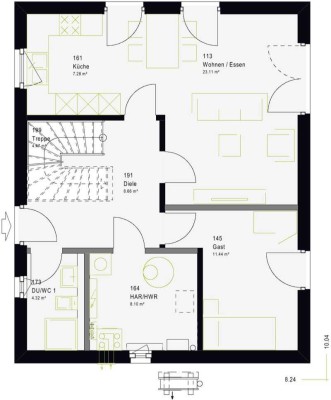 Neubau bezugsfertig bauen inkl. Grundstück und Küche