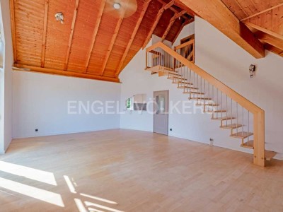 Maisonette-Wohnung mit Loft-Charakter und Garten