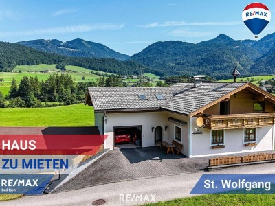 Viel Platz zum Leben – Zweifamilienhaus mit Werkstatt, Party-/ Hobbyraum &amp; zwei Garagen in ruhiger Lage bei St. Wolfgang