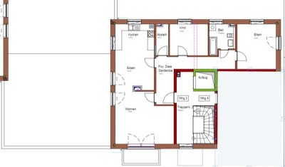 Helle Neubau 3-Zimmer-Wohnung (Nr. 3) mit Balkon u. Dachterrasse in Landshut