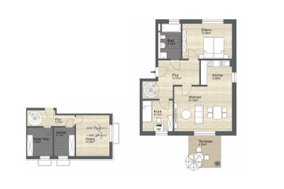 RESERVIERT: Wohntraum in Seysdorf – Exklusive Wohnung mit Top-Ausstattung