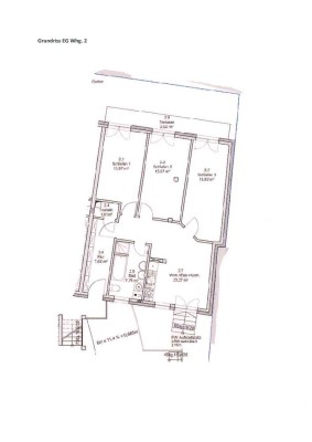Helle 4-Zimmer Wohnung mit kleinem Garten in Mainz-Marienborn