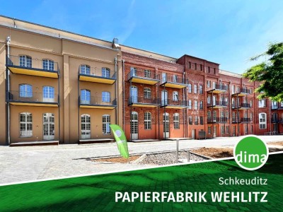 ERSTBEZUG sanierte Papierfabrik | Familienwohnung mit Loggia am Wasser, 2 Bädern, Stellplatz u.v.m.
