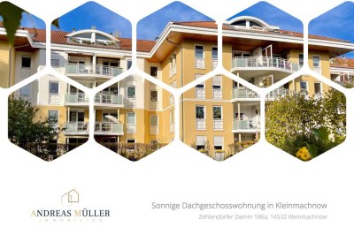 Sonnige Dachgeschosswohnung in Kleinmachnow (inkl. TG-Stellplatz)