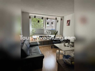 Tauschwohnung: Helle Wohnung zentral in Düsseldorf mit Balkon