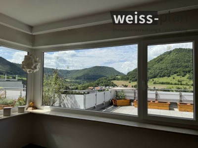 Großzügige 5 Zi. Terrassenwohnung mit Weitblick