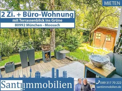 Helle 3-Zimmer-Wohnung mit sonniger Terrasse im Grünen