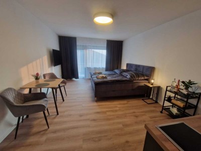 Freundliches möbliertes 1-Zimmer-Apartment mit Balkonin Bad Salzschlirf