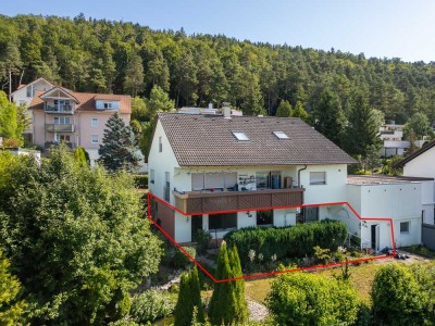 *Reserviert* 3-Zimmer-Hangwohnung mit Garten und Terrasse – Ihr Rückzugsort in Immendingen