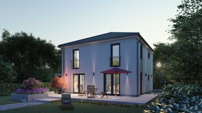 Modern leben im Grünen – Stadtvilla Sienna mit Grundstück in Loiching