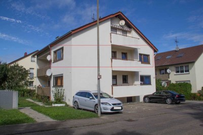 Helle 2-Zimmer-Wohnung mit Balkon und Autostellplatz in Tamm