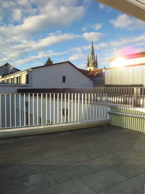 Bezaubernde 3-Zimmer-Galeriewohnung mit Dachterrasse in Karlsruhe-Durlach (Fußgängerzone)!