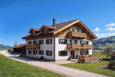 Erstbezug: 4-Zimmer-Wohnung in Alleinlage mit Bergblick