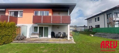 attraktive 3-Zimmer-Wohnung mit Eigengarten und PKW-Stellplatz im Freien