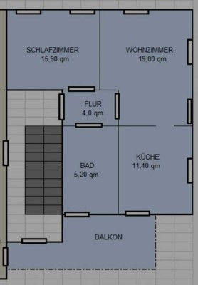 Erstbezug nach Sanierung mit Balkon und Einbauküche: Ansprechende 2-Zimmer-Wohnung in Winklarn